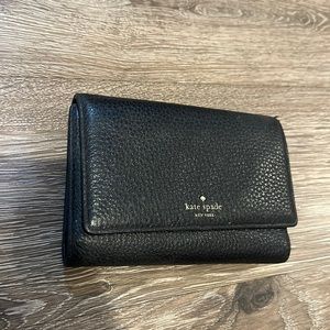 Black Kate side wallet tri fold